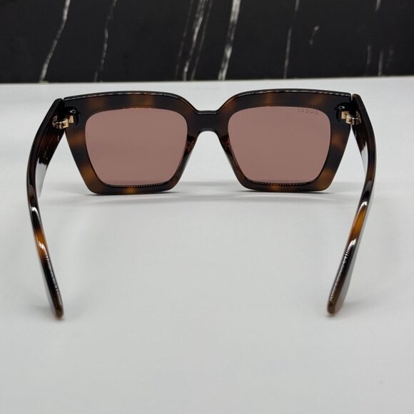 NEW GG1689S 002 GUCCI SUNGLASSES HAVANA WOMEN EYEWEAR GUCCI - Picture 10 of 16